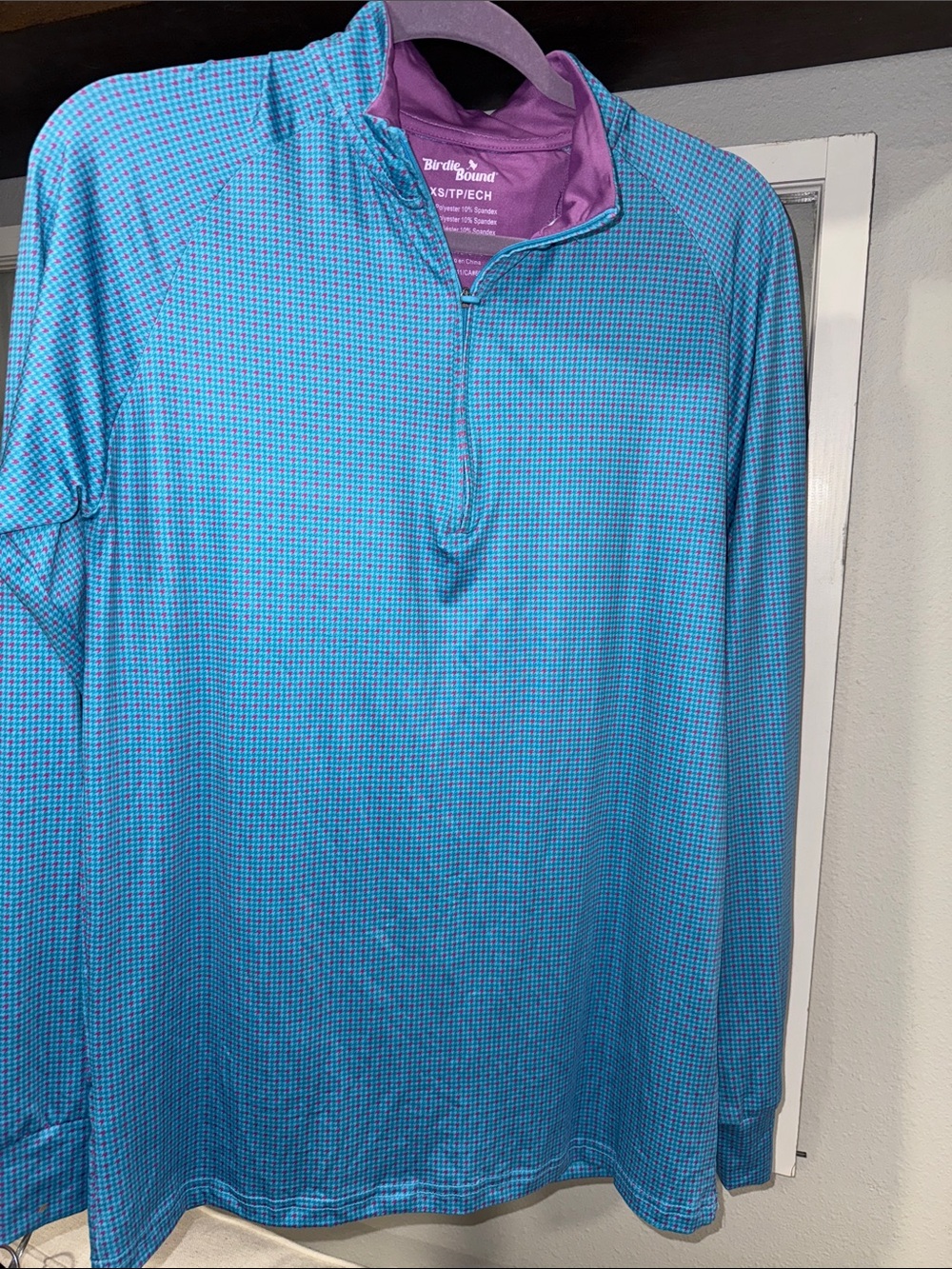 Birdie bound size XS men’s athletic pullover quarter zip Like new